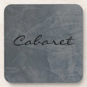 グレー スウェード コースター (正面)