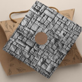 グレー ストーン ブリック ウォール テクスチャ 薄葉紙