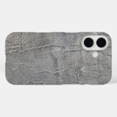 グレー スレート 岩のテクスチャ Case-Mate iPhoneケース (裏面 (横))