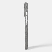グレー スレート 岩のテクスチャ Case-Mate iPhoneケース (裏面 / 左)