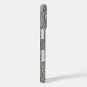 グレー スレート 岩のテクスチャ Case-Mate iPhoneケース (裏面 / 右)