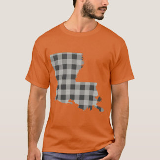 グレー・チェック Tシャツ