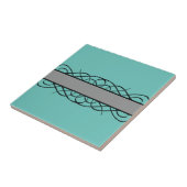 グレー・デコ・フェロッシュ タイル (側面)