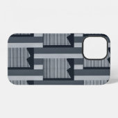 グレー デジタル 壁紙 iPhoneケース (裏面横)