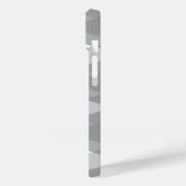 グレー トライアングル パターン Case-Mate iPhoneケース (裏面 / 左)