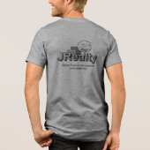 グレー トライブレンドTシャツ (裏面)