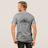 グレー トライブレンドTシャツ (フル背面)
