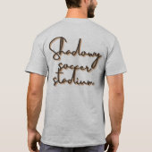 グレー ハーフスリーブTシャツ Tシャツ (裏面)