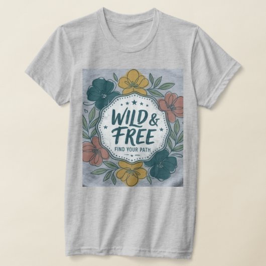 グレー ハーフTシャツ Tシャツ (レイダウン)