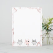 グレー&ピンクオーlsバラ金ゴールドマーブル縁ど紙 (スタンド正面)