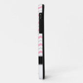 グレー&ピンクシェブロンモノグラムiPhone 5ケース Case-Mate iPhoneケース (裏面/左)
