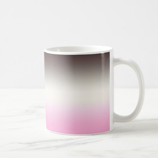 グレー ピンク オンブレ コーヒーマグカップ (右)