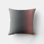 グレー、ピンク、黒のグラデーショグラデーションン。 クッション (裏面)