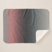 グレー、ピンク、黒のグラデーショグラデーションン。 シェルパブランケット (正面(横))