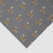 グレー、フェイク金ゴールド1番目（最初）のイベントティッシュペーパー 薄葉紙 (詳細)