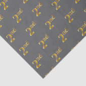 グレー、フェイク金ゴールド2番目（2番目）のイベントティッシュペーパー 薄葉紙 (詳細)