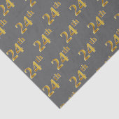 グレー、フェイク金ゴールド24番目(24番目)のイベント 薄葉紙 (詳細)