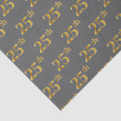 グレー、フェイク金ゴールド25th(25th)イベント 薄葉紙 (詳細)