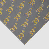 グレー、フェイク金ゴールド39th(39th)イベント 薄葉紙 (詳細)