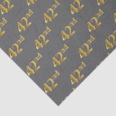 グレー、フェイク金ゴールド42番目(42番目)のイベント 薄葉紙 (詳細)