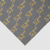 グレー、フェイク金ゴールド52番目(52番目)のイベント 薄葉紙 (詳細)