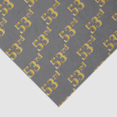 グレー、フェイク金ゴールド53番目（53番目）のイベント 薄葉紙 (詳細)