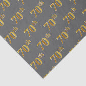 グレー、フェイク金ゴールド70番目（70番目）イベント 薄葉紙 (詳細)