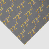 グレー、フェイク金ゴールド72番目(72番目)のイベント 薄葉紙 (詳細)