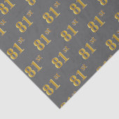グレー、フェイク金ゴールド81番目(81番目)のイベント 薄葉紙 (詳細)