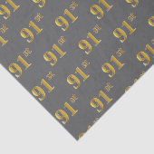 グレー、フェイク金ゴールド91番目（91番目）のイベント 薄葉紙 (詳細)