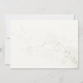 グレー·フクロウの誕生日パーティーの招待 招待状 (裏面)