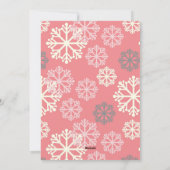 グレー&ブメリーライトホリデーフォトグリーティングカード シーズンカード (裏面)