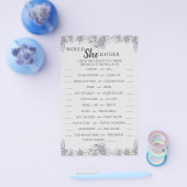 『グレー・ブライダルシャワー・ゲーム』 チラシ (シングル)