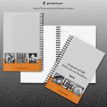 グレー、ブラック、オレンジのサービスコラージビジネス プランナー手帳<br><div class="desc">モダンPromotional Gray,  Black & Orange Service Collageビジネスプランナーテンプレート – グレイのビジネスお洒落カードデザインおよびマーケティングアイテムのコレクションに追加。このプランナーはモダン起業家向けに設計されており、サービスの紹介やオーディエンスとの接続に最適である。●特徴： ●フロントカバー： ●年&モットー：「20XX」年のモットーを目立って表示しまインスパイアす。 ●目を引く3つの画像： ●コアサービスを強調。●視覚でモットーはっきりしたを強化やる気を起こさせるする。●の装飾的なイメージを追加しゃれているする●必須詳細：会社名を含む。●バックカバー： ●追加の2つの正方形の画像：より多くのサービスを展示するか、あなたのブランドのアイデンティティを視覚的に強化する。●便利なQRコード：お問い合わせやさらなる情報に瞬時にアクセスできるように中央に配置。● Webサイトのアドレス：お客様がオンラインで検索する場所を確認する。●より多くのブランディングインスピレーションについては、www.KBMD3signs.comをご覧ください。カスタマイズのサポートやカスタマイズされたデザインの問い合わせ連絡は、info@KBMD3signs.comを参照のこと。●この機能デザインでビジネスエレガントを強化しよう！</div>
