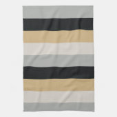 グレー、ブラック、タン キッチンタオル (縦)