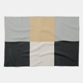 グレー、ブラック、タン キッチンタオル (横)