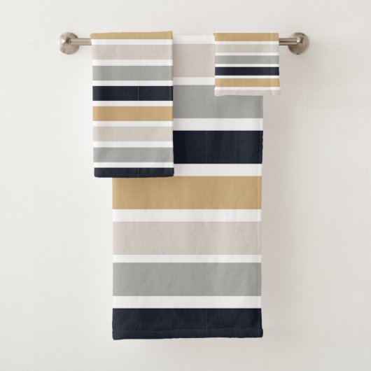 グレー、ブラック、タン バスタオルセット (インサイチュ)