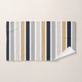 グレー、ブラック、タン バスタオルセット (ハンドタオル)