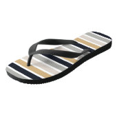 グレー、ブラック、タン ビーチサンダル (アングル)