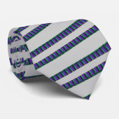 グレー·ブルー·オフィシャストライプのル ネクタイ (ロール)