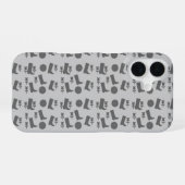 グレー ブーツ iPhone 16ケース (裏面横)