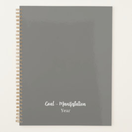 グレー プランナー手帳