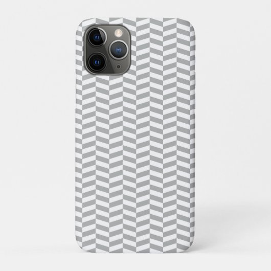 グレー ヘリンボーン Case-Mate iPhoneケース (裏)