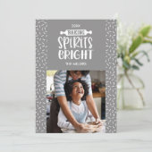 グレー |ホリデーベーキングスピリッツ明るい写真 シーズンカード (スタンド正面)