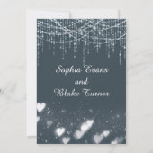 グレー&ホワイトつるズライトリハーサルディナー 招待状 (裏面)