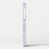 グレー&ホワイトマーブルストーンプリント Case-Mate iPhoneケース (裏面 / 左)