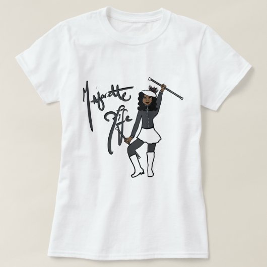グレー ホワイト ツイスト ガールTシャツ Tシャツ (デザイン正面)
