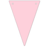 グレー、ホワイト、パステルピンクシェブロンベイビーシャワー バンティングフラッグ (第1の旗)