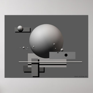 グレー ポスター