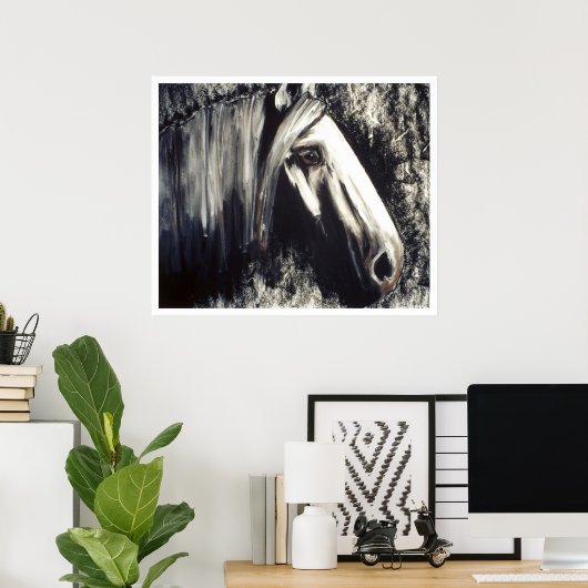 グレー ポスター (ホームオフィス)